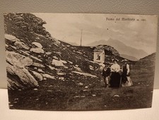 Cartolina inizio 900 passo del Mortirolo viaggiata