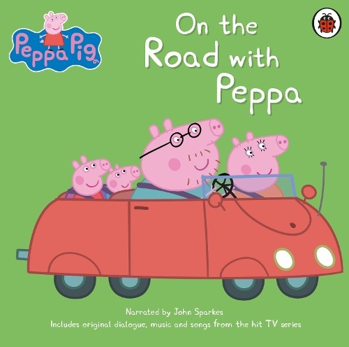 Peppa pig the road with - the,
