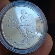 Moneta In Argento Francese 10