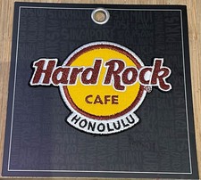 Distintivo toppa Hard Rock Cafe Honolulu Hawaii classico ricamato logo HRC FERRO SU