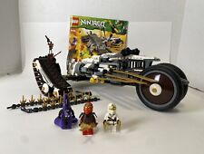 Lego Ninjago Ultra Sonic Raider #9449 assemblato incompleto