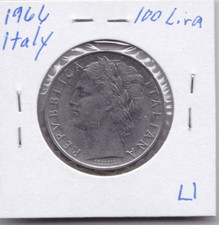 1966 Italy 100 Lire L1
