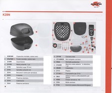 Z243 Ricambio PIASTRINA per SERRATURA per Bauletto Posteriore KAPPA K28N