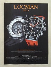 B357-Advertising Pubblicità-2012 - LOCMAN MONTECRISTO - OROLOGI