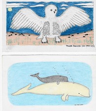 Original Signed  Inuit Art