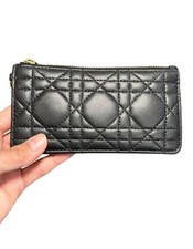 Dior lambskin card - dior, case