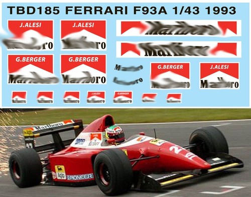 Decals per ferrari f93a - decals,
