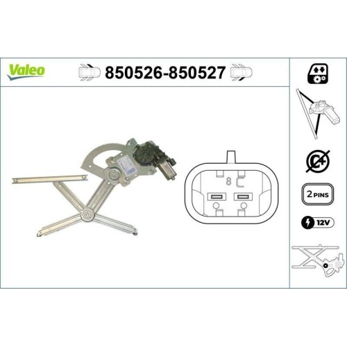 Alzavetro valeo 850526 per - alzavetro,