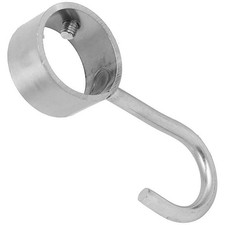  2 Pcs Appendiabiti Da Porta Asta Armadio Per Tubi Gancio Del Tubo