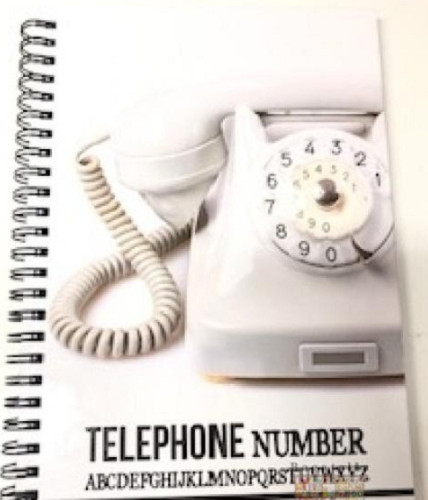 Rubrica telefonica spiralata