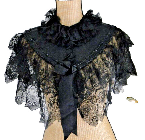 Antica mantello corto pizzo - mantello,