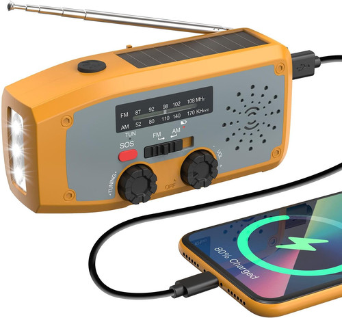 Radio manovella di - a,