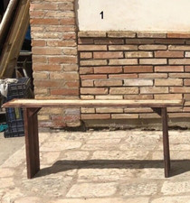 Antico vecchio sgabello panca