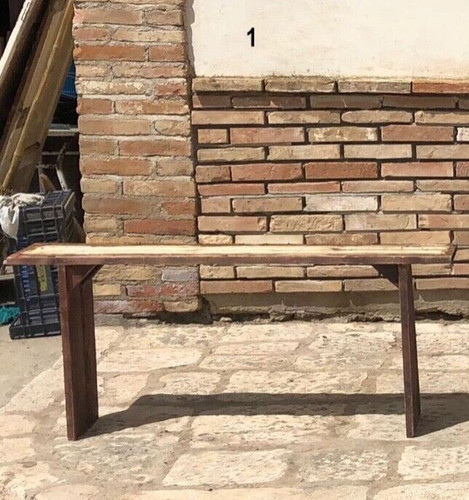 Antico vecchio sgabello - , panca