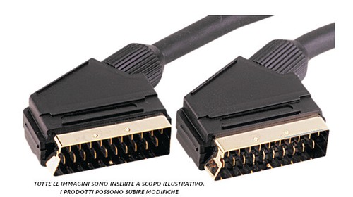 90cavo scart 5m 150cm - scart,