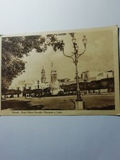 MONOPOLI (BA) PIAZZA V. EMANUELE E MONUMENTO AI CADUTI CARTOLINA VG. ANNI '30
