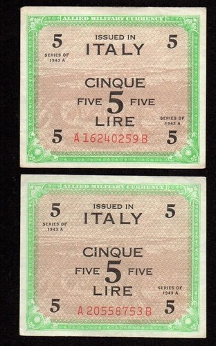 Biglietto cinque 5 am - 1,