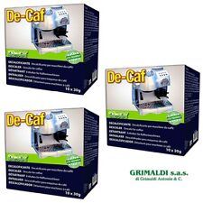 KIT 3 CONFEZIONI DE-CAF AXOR 10 BUSTINE DA 30gr DECALCIFICANTE MACCHINA DA CAFFÉ