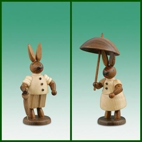Coppia conigli pasquali con - pasquali,