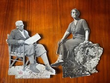 Sagome fotografiche foto originale su legno, anni '30 Italia