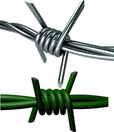Filo spinato plastificato - filo,