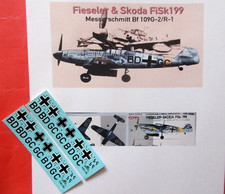 2 decalcomanie - 1/72: Messerschmitt Bf 109G-2/R-1
