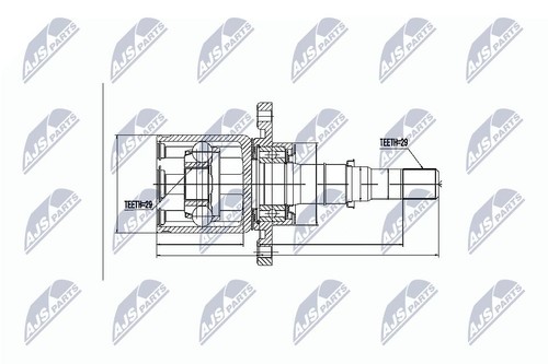 Kit giunti albero - , motore