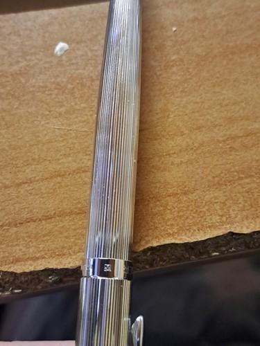 Penna biro parker in acciaio - biro,