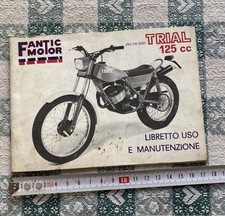 fantic trial 125 1980 Manuale Uso E Manutenzione Usato