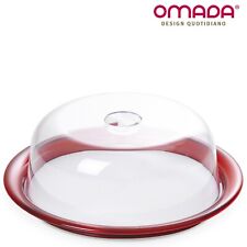 Portadolci, Tortiera, Campana Rotonda, Vassoio Colorato, 25x12 cm, Omada Design