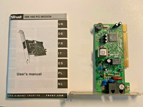Trust 56k v92 pci modem - trust,