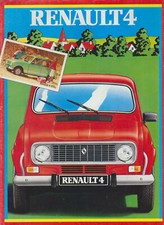 Renault 4 TL GTL 1982-83 Brochure vendita originale OLANDESE