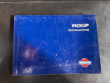 MANUALE USO E MANUTENZIONE NISSAN NAVARA D22 LINGUA TEDESCO