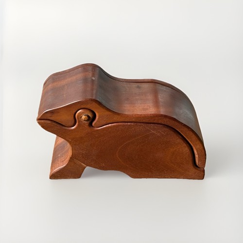 Scatola puzzle rana legno - puzzle, in