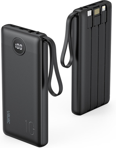 Power bank 10000mah slim - bank, con