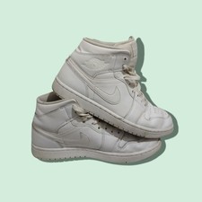 jordan 1 Mid Triple White