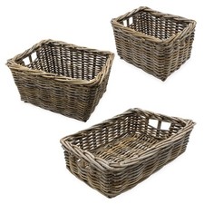 Scaffale rattan cestino - rattan,