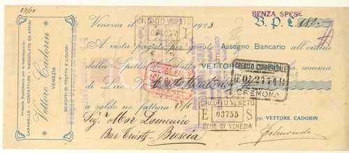 1923 venezia vettore - -,