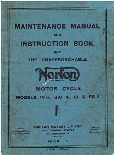 Norton model 16h big es2 - norton, 4