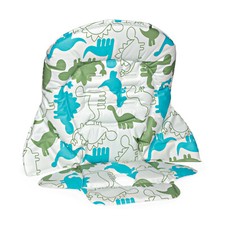 Rivestimento originale seggiolone Prima Pappa Zero3 Dino Park Bianco Peg Perego