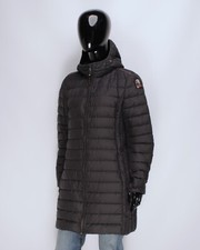 Giubbotto donna PARAJUMPERS super leggero piumino lungo cappuccio puffer nero taglia M