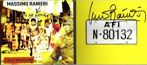 Massimo ranieri signed album - signed,