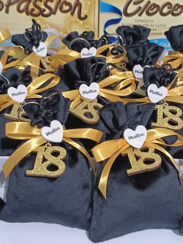 Bomboniera compleanno anni - 18,