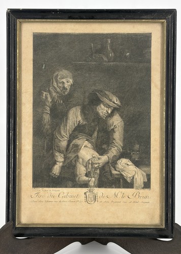 Gravure xviiie jacques - xviiie,