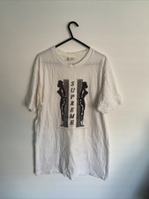 T-shirt bianca Supreme bambina