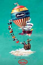 Poster Stampa Manifesto Locandina Pubblicitaria Pasta Barilla  Vintage 50x70 Cm.