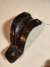 Staffa reggi Terminale Scarico Moto in Vera Fibra di Carbonio