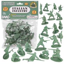 BMC CTS WW2 Esercito Italiano Plastica Uomo Giocattolo Classico Soldatino Italia 1:32 54mm Figurine