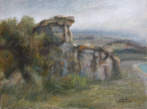 Lucio statti dipinto olio - lucio,
