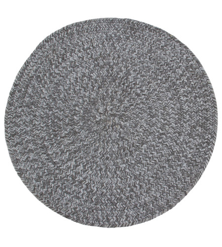 Tappeto solid rotondo grigio - "solid",